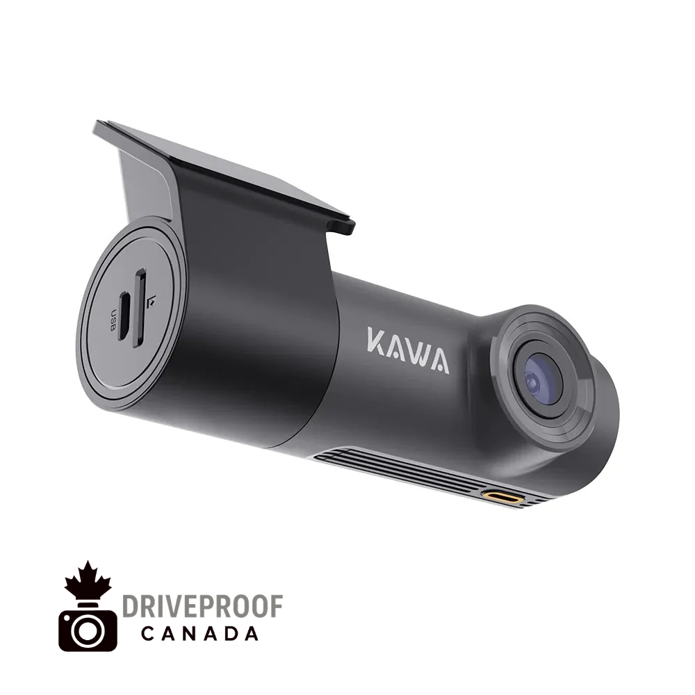 KAWA D5 Professional - HD 2K Dashcam with WiFi, App & Smart Voice Control