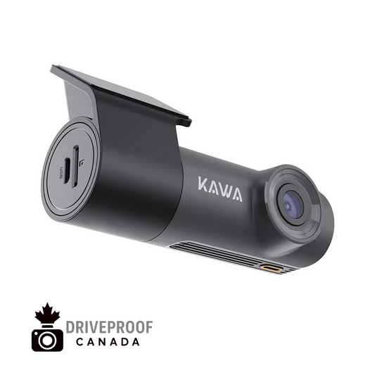 KAWA D5 Professional - HD 2K Dashcam with WiFi, App & Smart Voice Control