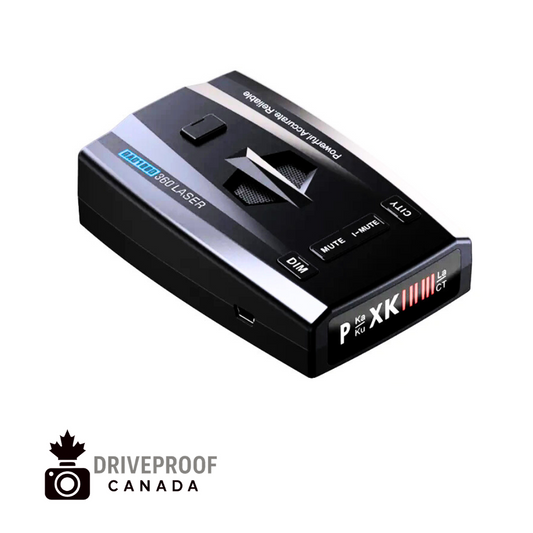 DriveProof Canada – RAD-1000 Radar Detector (16-Band, 360° Laser, GPS Alerts)
