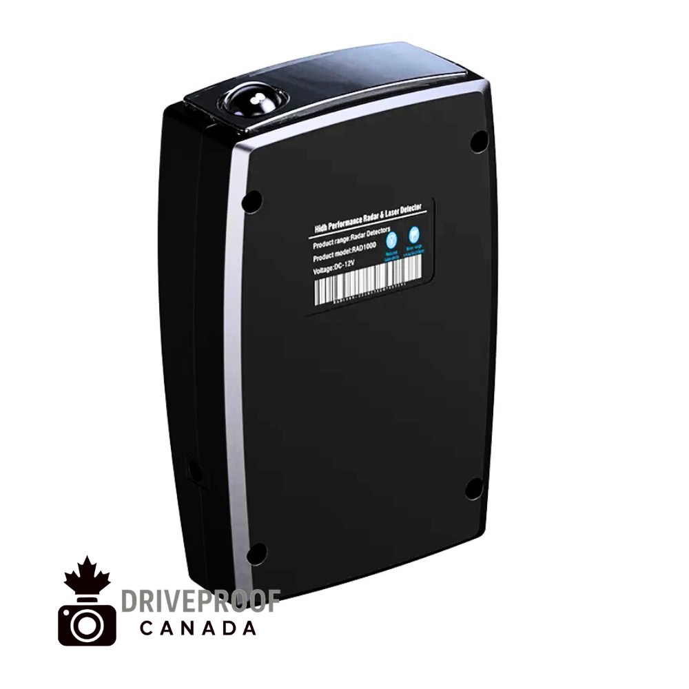 DriveProof Canada – RAD-1000 Radar Detector (16-Band, 360° Laser, GPS Alerts)