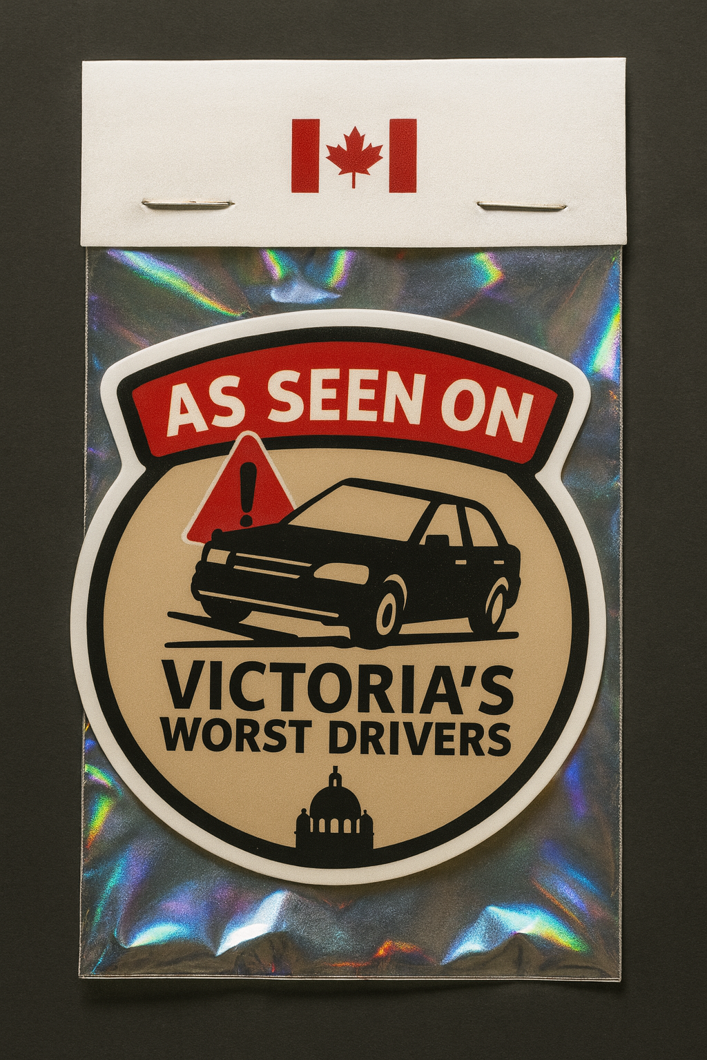 🚗 As Seen on Victoria’s Worst Drivers Sticker