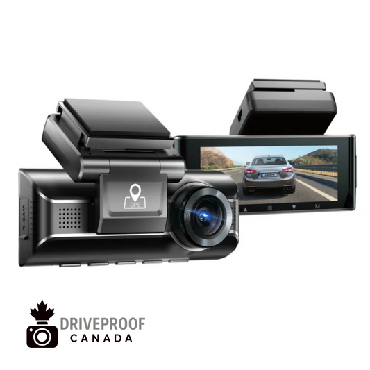 DriveProof Canada – AZDOME Dash Cam S50 – 1080P with 4G-Ready, GPS & Smart Voice Control