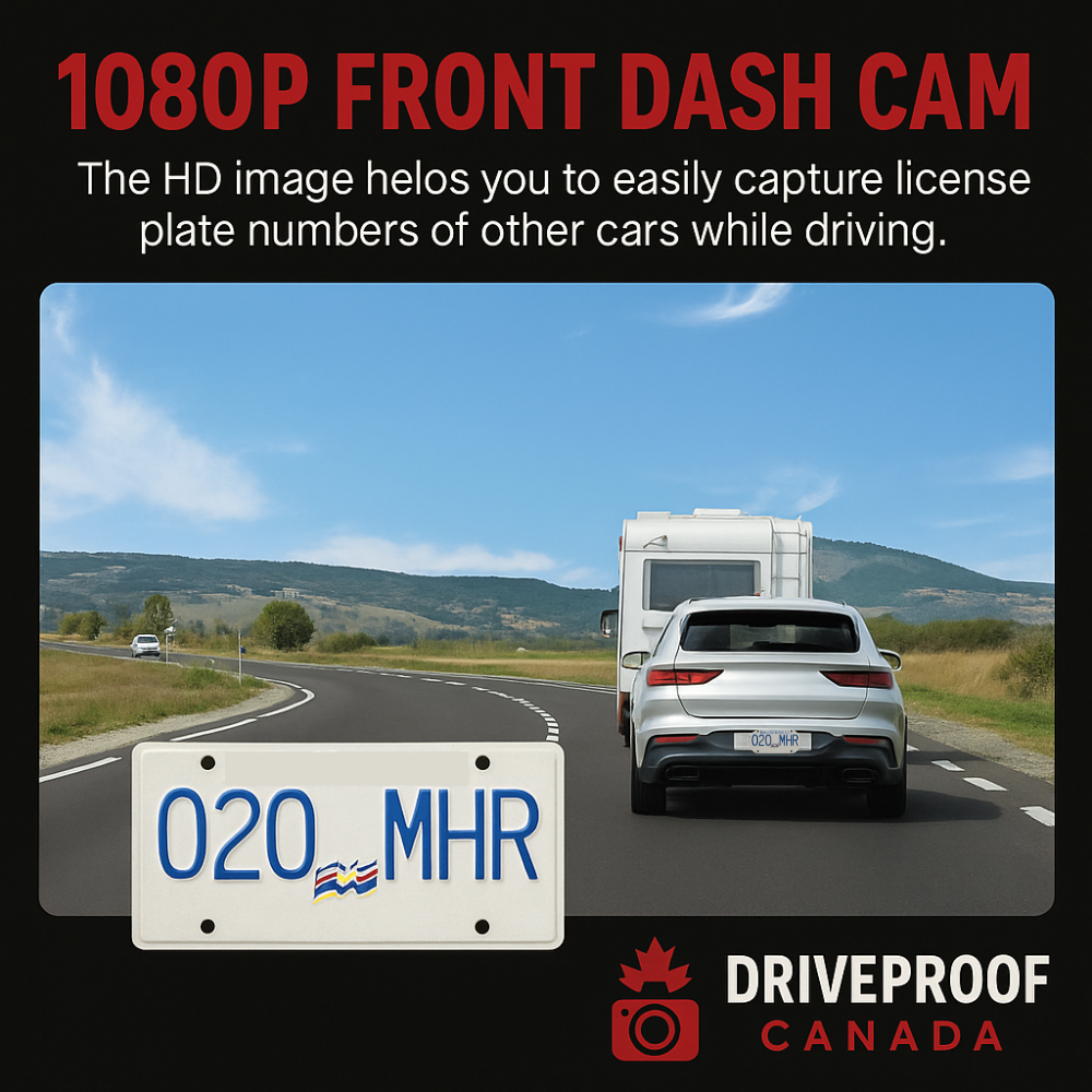 DriveProof Canada - AZDOME Dash Cam S17 - HD 1080P with WiFi, GPS & Smart Voice Control
